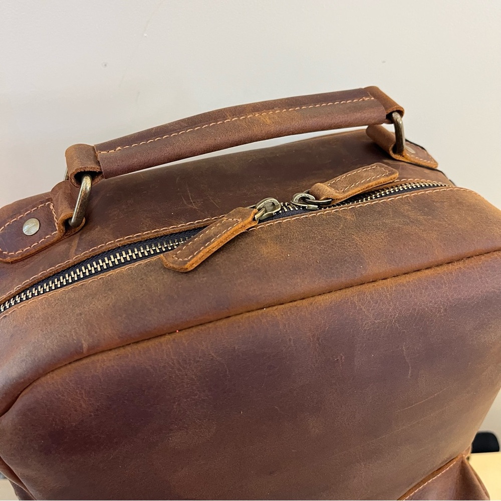 Duluth Leather Laptop Backpack - image 3